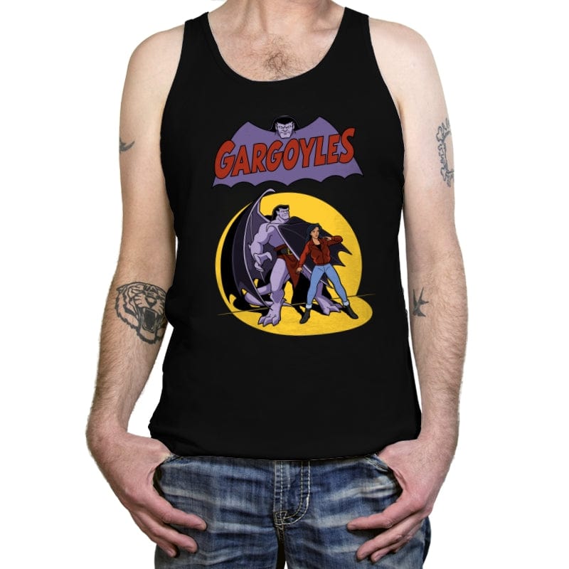 Gargoyles Cover - Tanktop Tanktop RIPT Apparel X-Small / Black