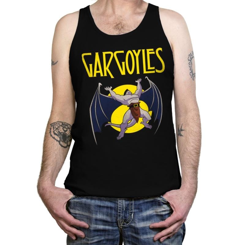 Gargoyles - Tanktop Tanktop RIPT Apparel X-Small / Black