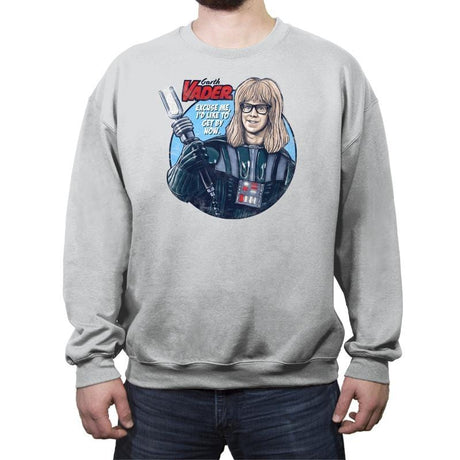 Garth Vader - Crew Neck Sweatshirt Crew Neck Sweatshirt RIPT Apparel Small / Sport Gray