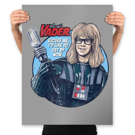 Garth Vader - Prints Posters RIPT Apparel 18x24 / Sport Grey