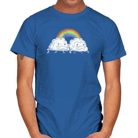 Gay Clouds - Pride - Mens T-Shirts RIPT Apparel Small / Royal