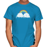 Gay Clouds - Pride - Mens T-Shirts RIPT Apparel Small / Sapphire