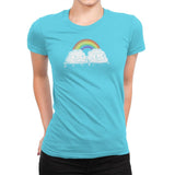 Gay Clouds - Pride - Womens Premium T-Shirts RIPT Apparel Small / Tahiti Blue