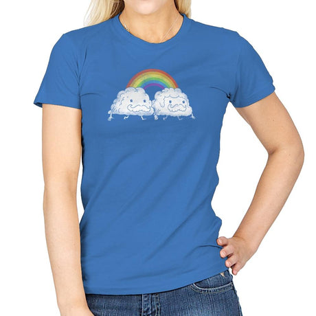 Gay Clouds - Pride - Womens T-Shirts RIPT Apparel Small / Iris
