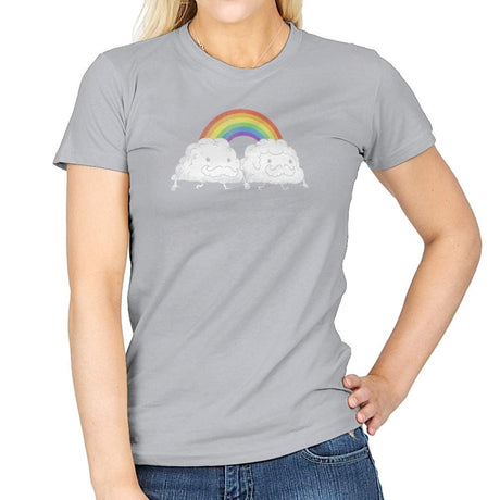 Gay Clouds - Pride - Womens T-Shirts RIPT Apparel Small / Sport Grey