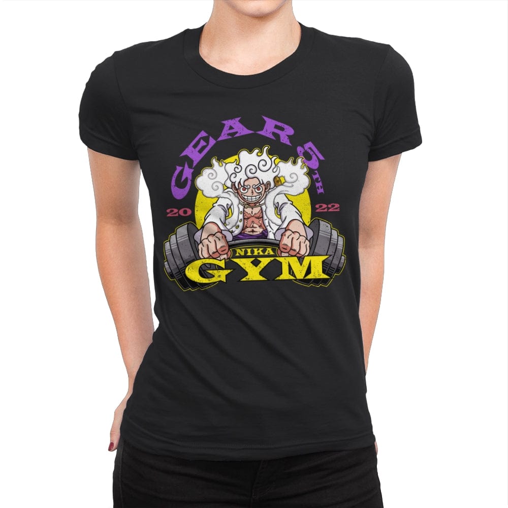 Gear 5th Gym - Womens Premium T-Shirts RIPT Apparel Small / Black