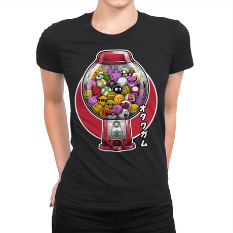 Geeky Gum Machine - Womens Premium T-Shirts RIPT Apparel Small / Black