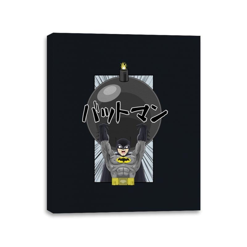 Genki BoOoOm - Canvas Wraps Canvas Wraps RIPT Apparel 11x14 / Black