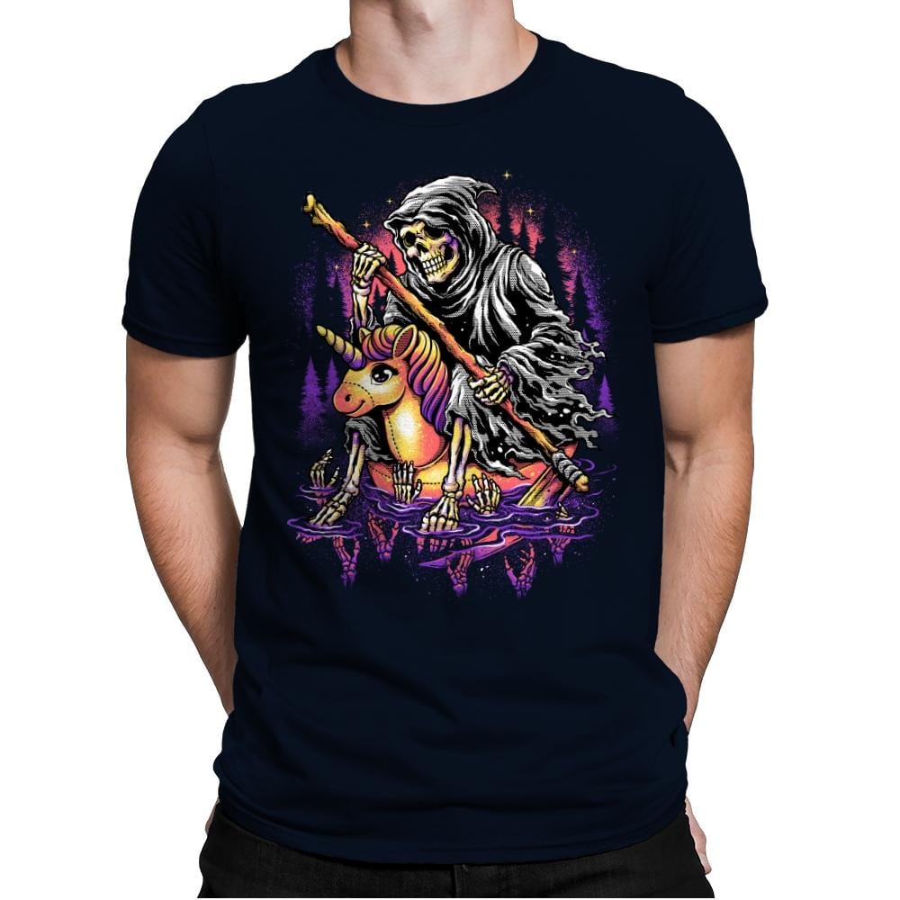 Gently Down The Stream - Mens Premium T-Shirts RIPT Apparel Small / Midnight Navy