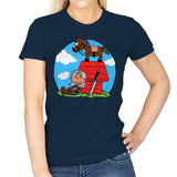 Geralty Brown - Womens T-Shirts RIPT Apparel Small / Navy