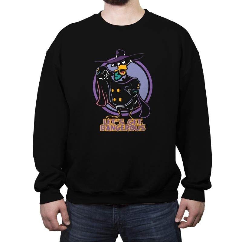 Get Dangerous - Crew Neck Sweatshirt Crew Neck Sweatshirt RIPT Apparel
