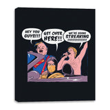 Get in Loser - Canvas Wraps Canvas Wraps RIPT Apparel 16x20 / Black