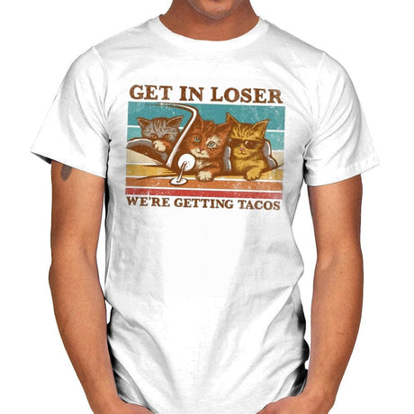 Get in Loser - Mens T-Shirts RIPT Apparel Small / White