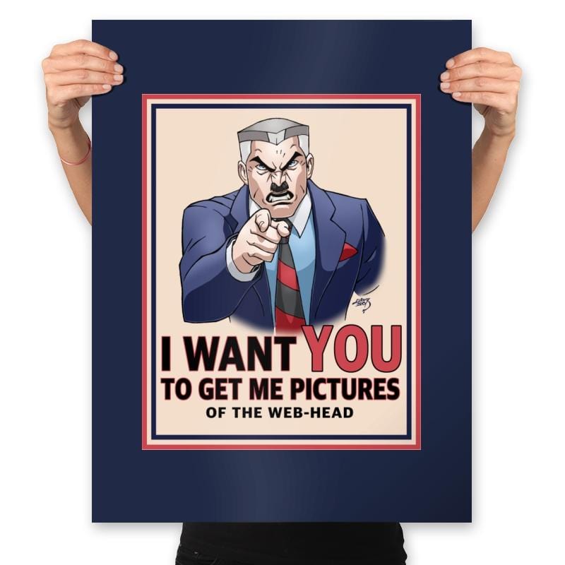 Get Me Pictures - Prints Posters RIPT Apparel 18x24 / Navy