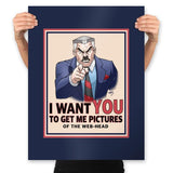 Get Me Pictures - Prints Posters RIPT Apparel 18x24 / Navy
