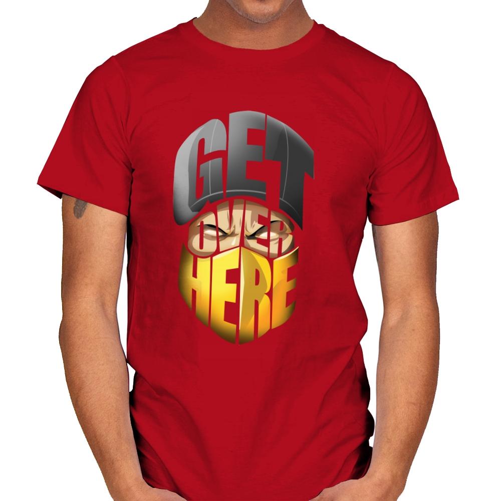 Get Over Here! - Mens T-Shirts RIPT Apparel Small / Red