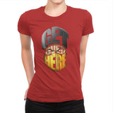Get Over Here! - Womens Premium T-Shirts RIPT Apparel Small / Red