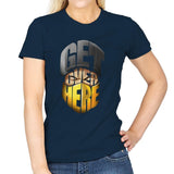 Get Over Here! - Womens T-Shirts RIPT Apparel Small / Navy