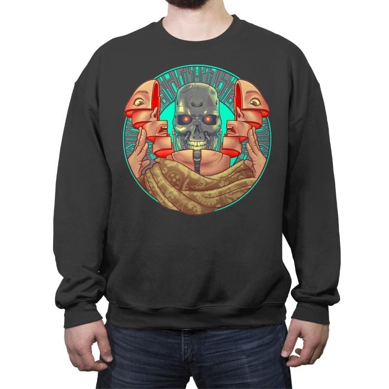Get Ready For A Surprise! - Crew Neck Sweatshirt Crew Neck Sweatshirt RIPT Apparel Small / Charcoal