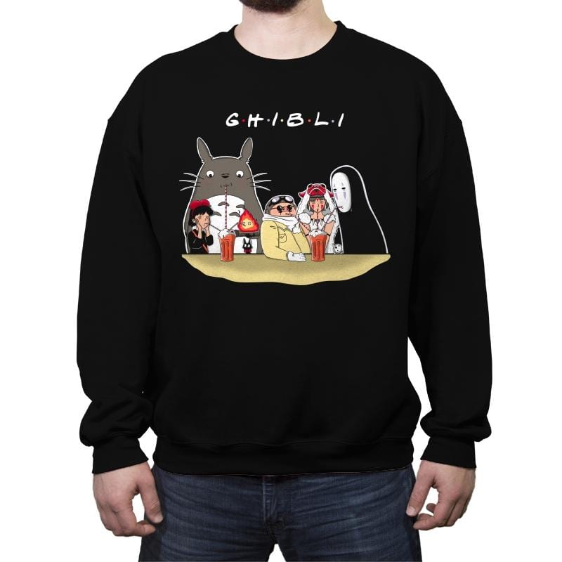 Ghibfriends - Crew Neck Sweatshirt Crew Neck Sweatshirt RIPT Apparel