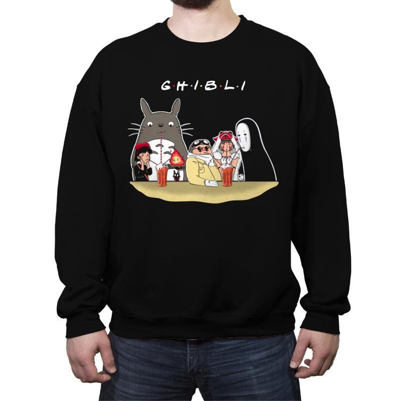 Ghibfriends - Crew Neck Sweatshirt Crew Neck Sweatshirt RIPT Apparel