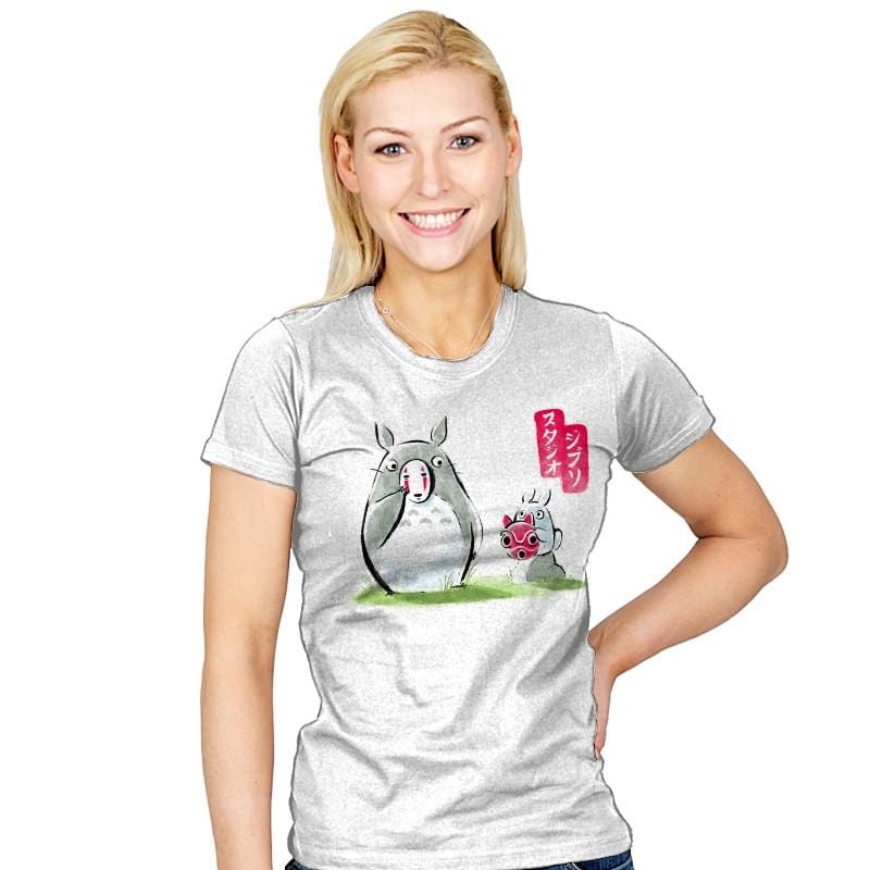 Ghibli ink - Womens T-Shirts RIPT Apparel