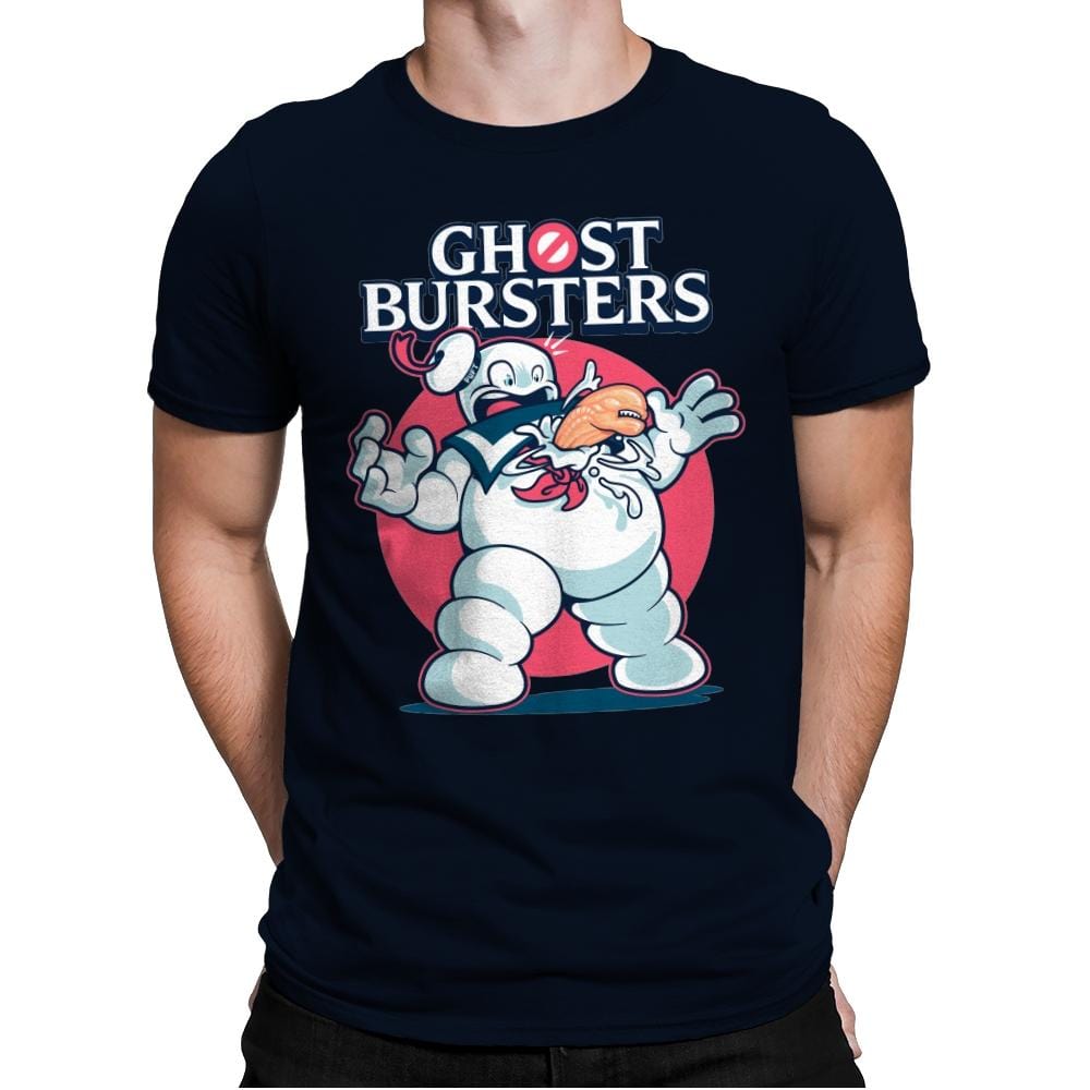 Ghost Bursters - Mens Premium T-Shirts RIPT Apparel Small / Midnight Navy
