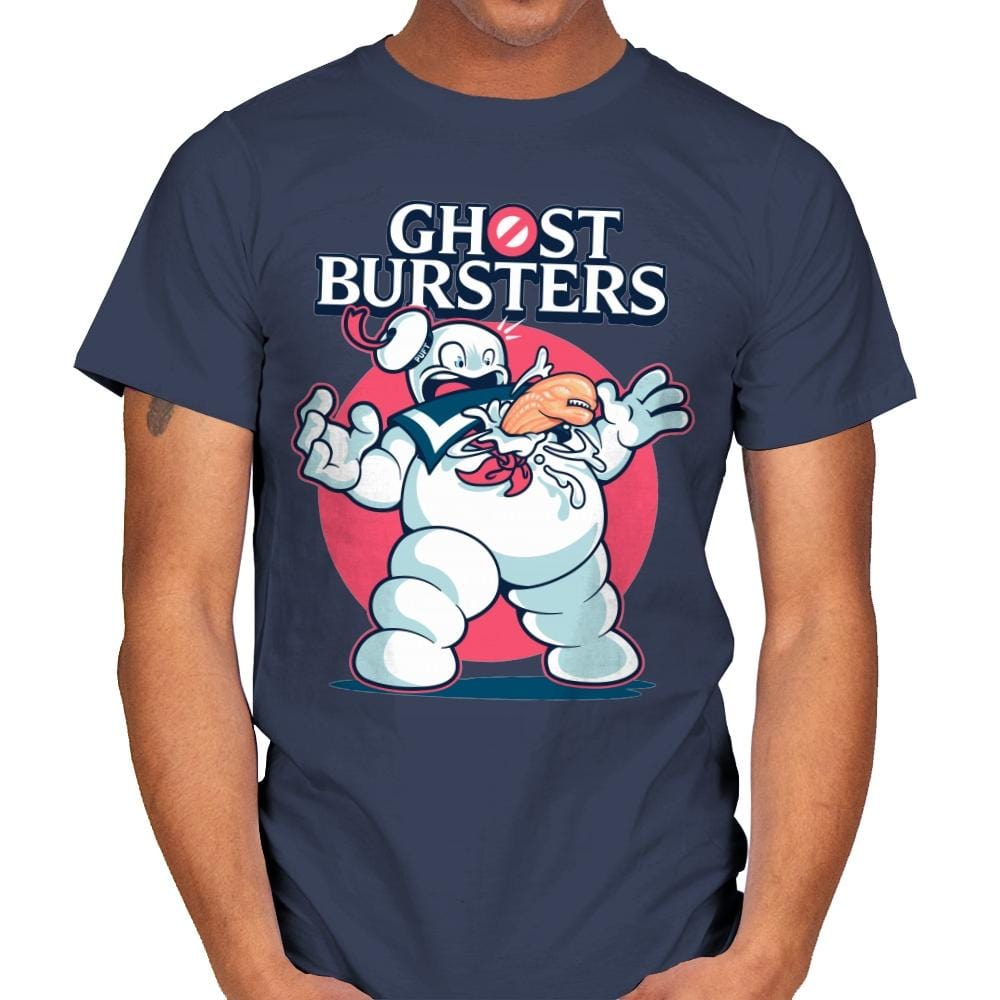 Ghost Bursters - Mens T-Shirts RIPT Apparel Small / Navy
