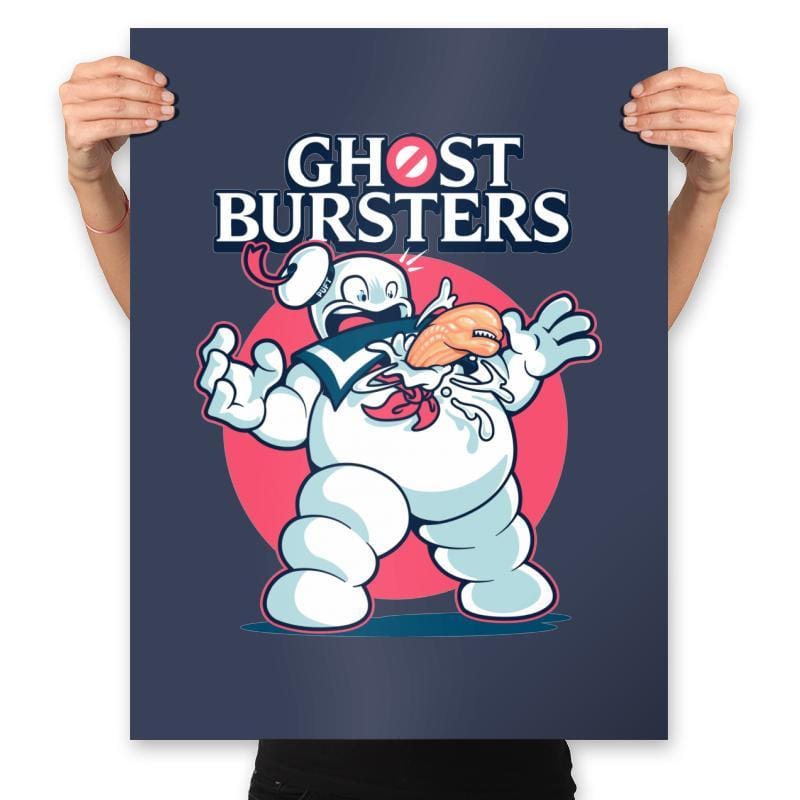 Ghost Bursters - Prints Posters RIPT Apparel 18x24 / Navy