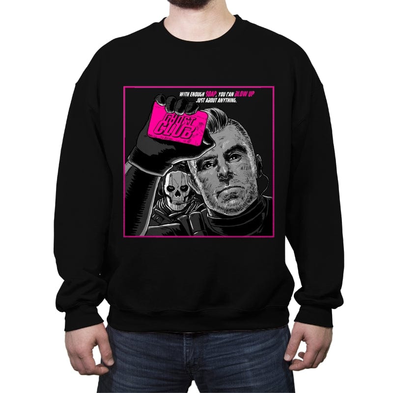 Ghost Club - Crew Neck Sweatshirt Crew Neck Sweatshirt RIPT Apparel Small / Black
