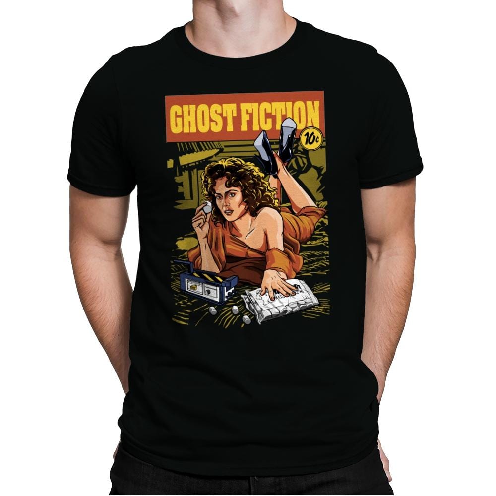 Ghost Fiction 25c - Mens Premium T-Shirts RIPT Apparel Small / Black