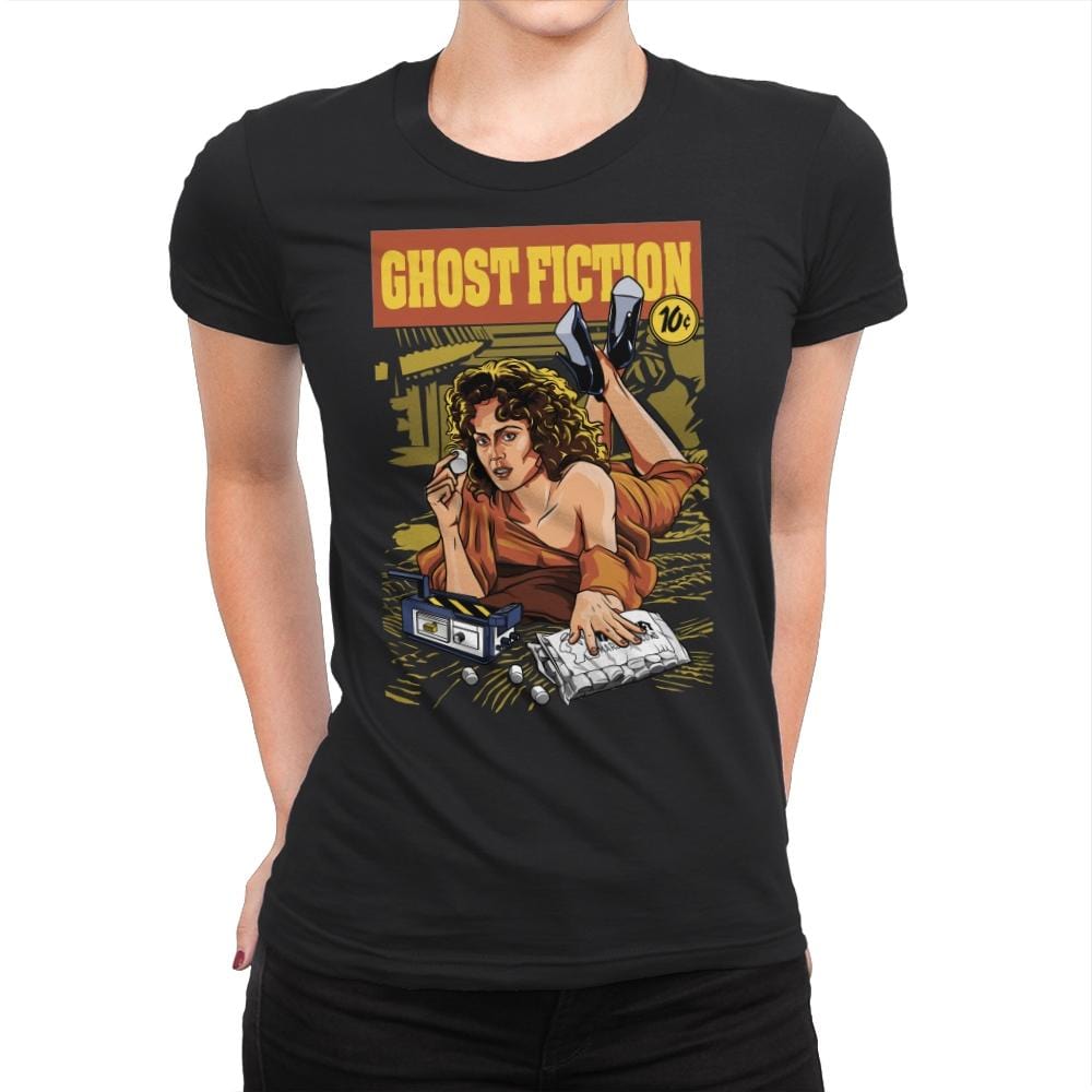 Ghost Fiction 25c - Womens Premium T-Shirts RIPT Apparel Small / Black