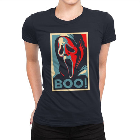 Ghost Hope - Womens Premium T-Shirts RIPT Apparel Small / Midnight Navy