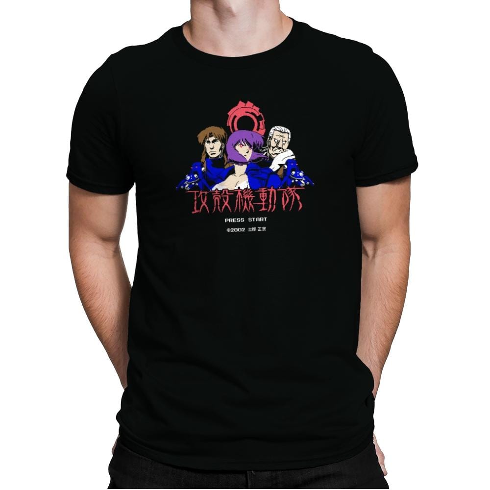 Ghost in the Pixels Exclusive - Anime History Lesson - Mens Premium T-Shirts RIPT Apparel Small / Black