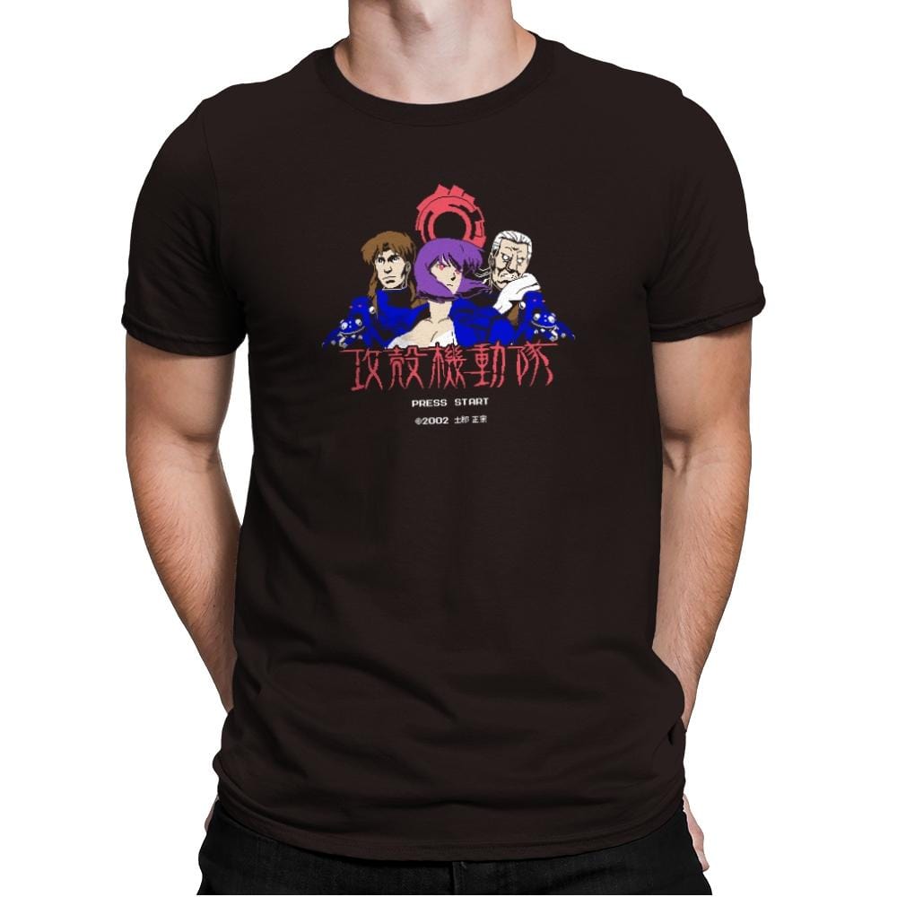 Ghost in the Pixels Exclusive - Anime History Lesson - Mens Premium T-Shirts RIPT Apparel Small / Dark Chocolate