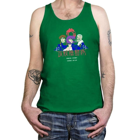 Ghost in the Pixels Exclusive - Anime History Lesson - Tanktop Tanktop RIPT Apparel X-Small / Kelly