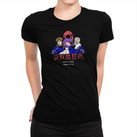Ghost in the Pixels Exclusive - Anime History Lesson - Womens Premium T-Shirts RIPT Apparel Small / Indigo