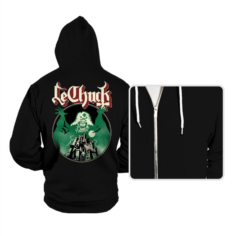Ghost Pirate - Hoodies Hoodies RIPT Apparel Small / Black