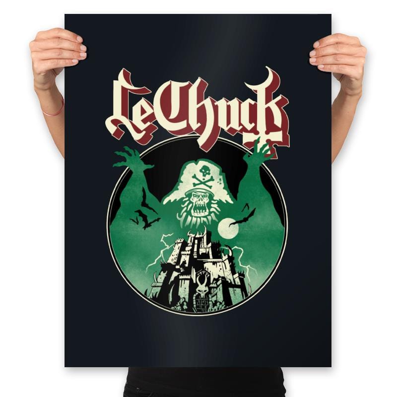 Ghost Pirate - Prints Posters RIPT Apparel 18x24 / Black