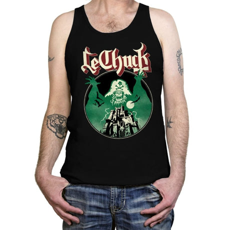 Ghost Pirate - Tanktop Tanktop RIPT Apparel X-Small / Black