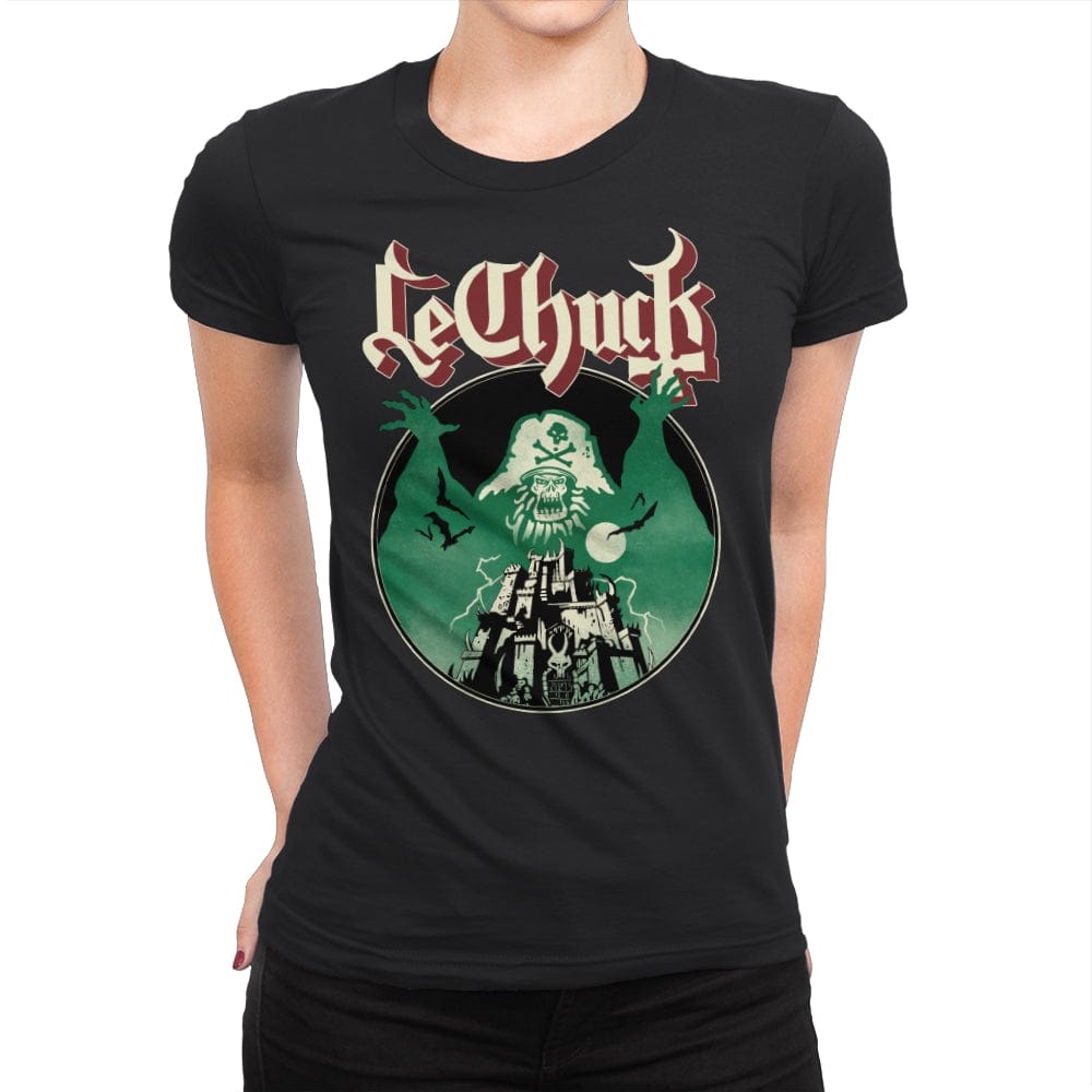 Ghost Pirate - Womens Premium T-Shirts RIPT Apparel Small / Black