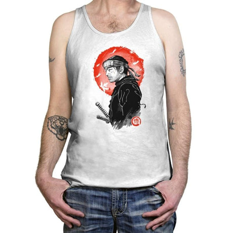 Ghost Samurai - Tanktop Tanktop RIPT Apparel X-Small / White