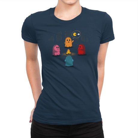 Ghost Stories - Womens Premium T-Shirts RIPT Apparel Small / Midnight Navy