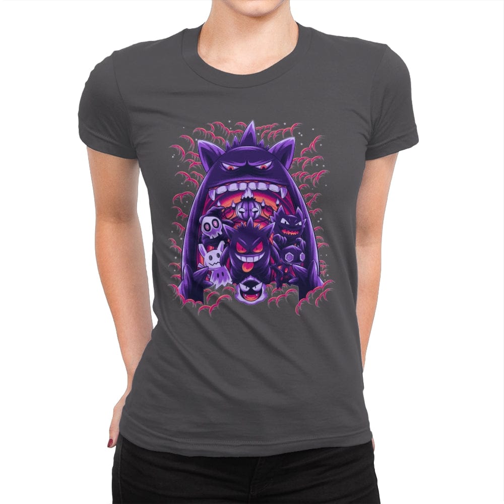 Ghost Type Club - Womens Premium T-Shirts RIPT Apparel Small / Heavy Metal