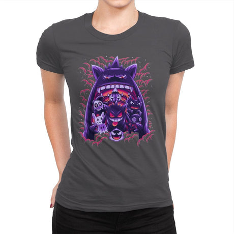 Ghost Type Club - Womens Premium T-Shirts RIPT Apparel Small / Heavy Metal