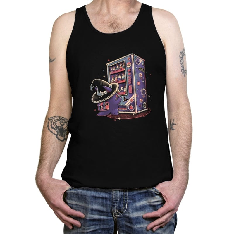 Ghost Vending Machine - Tanktop Tanktop RIPT Apparel X-Small / Black