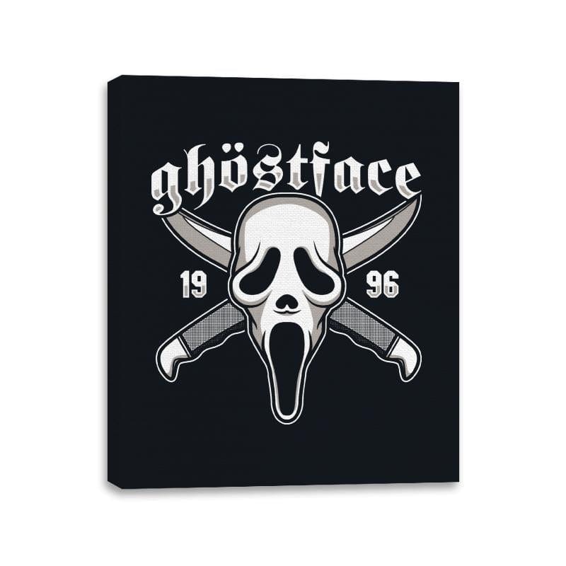 Ghostface - Canvas Wraps Canvas Wraps RIPT Apparel 11x14 / Black