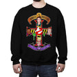 Ghosts N Busters - Crew Neck Sweatshirt Crew Neck Sweatshirt RIPT Apparel Small / Black