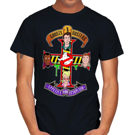 Ghosts N Busters - Mens T-Shirts RIPT Apparel Small / Black