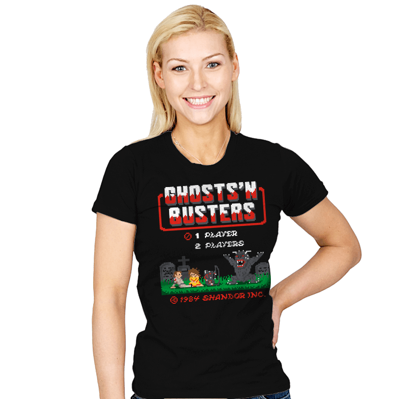 Ghosts 'N Busters - Womens T-Shirts RIPT Apparel